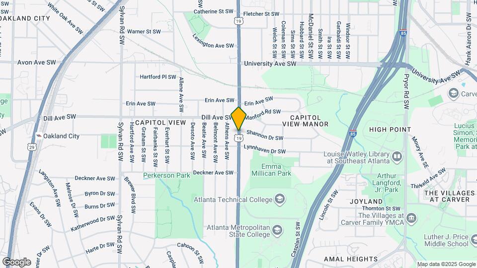 1383 Metropolitan Pkwy SW Map and Location Details