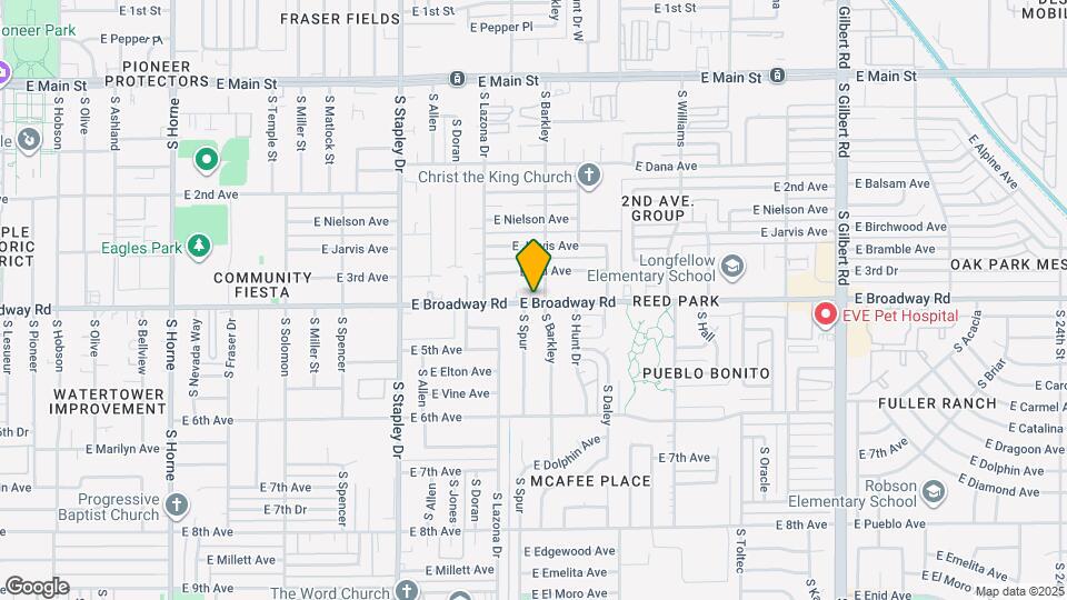 1438 E Broadway Rd Map and Location Details