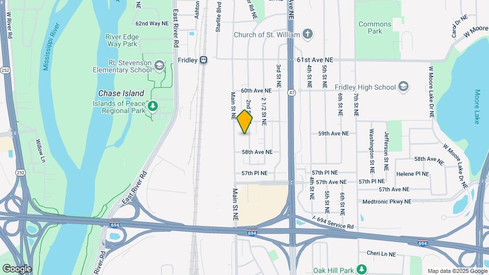 5848 2nd St NE Map and Location Details