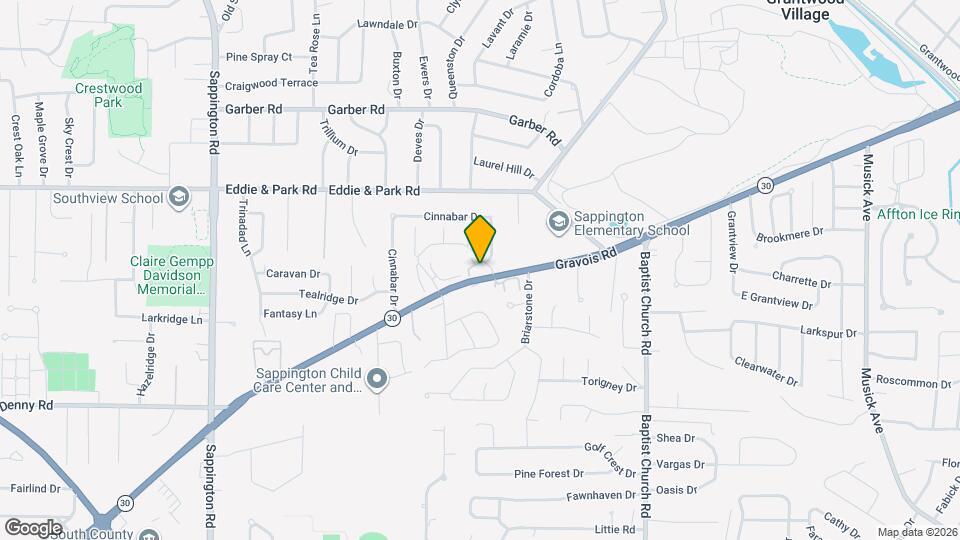 9608 Bent Pine Dr Map and Location Details