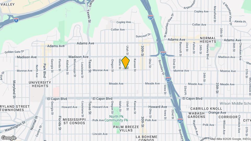 2831 Monroe Ave Map and Location Details