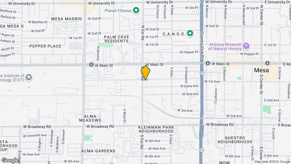 749 W 1st Ave Map and Location Details