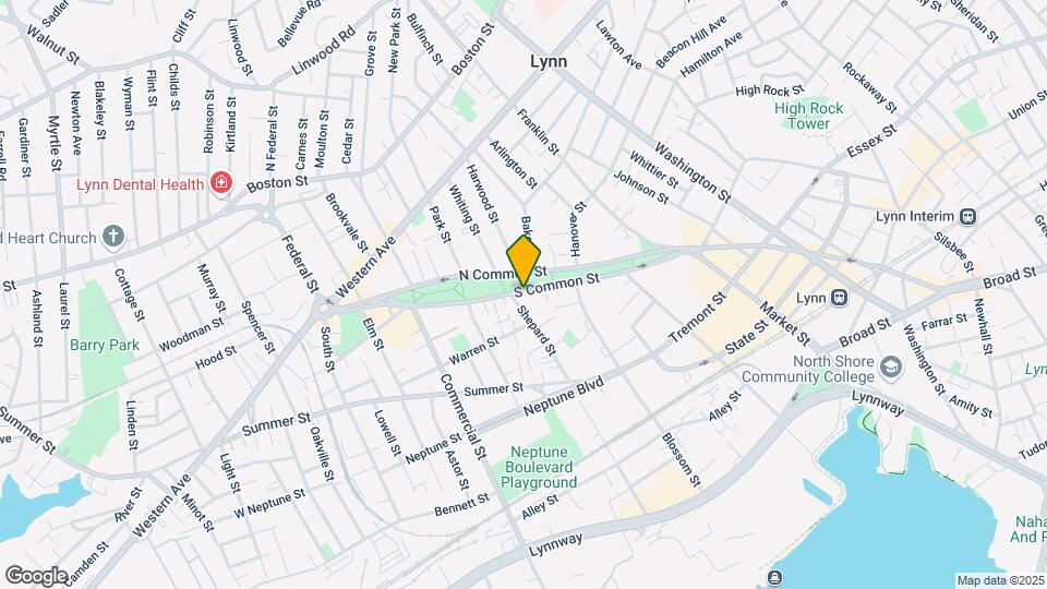 108 S Common St Mapa y Detalles de la Ubicación