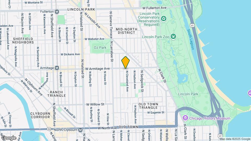 1954 N Cleveland Ave Map and Location Details