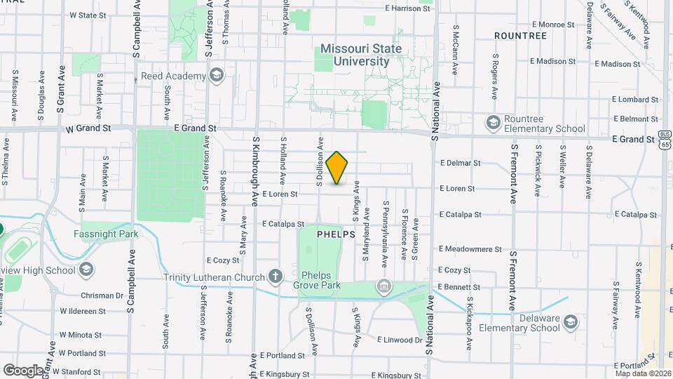 927 E Loren St Map and Location Details