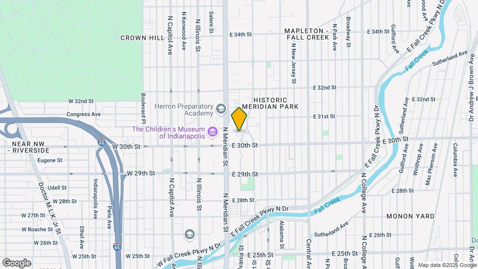 3024 N Pennsylvania St Mapa y Detalles de la Ubicación