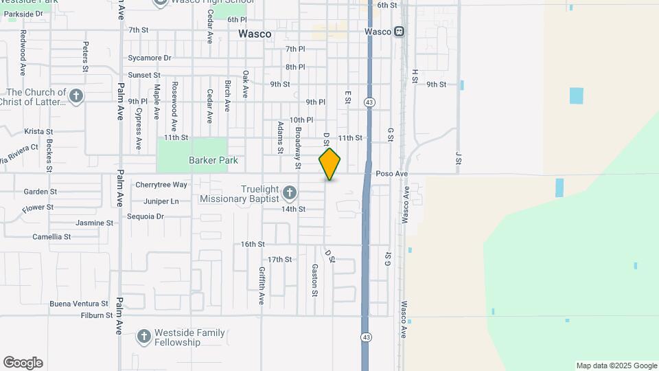 1424 D St Map and Location Details