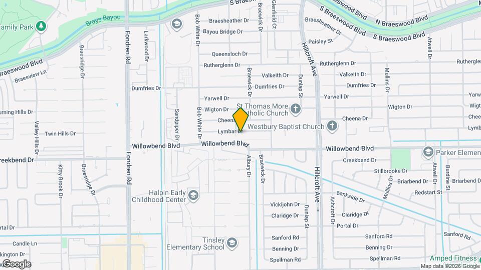 6115 Lymbar Dr Map and Location Details