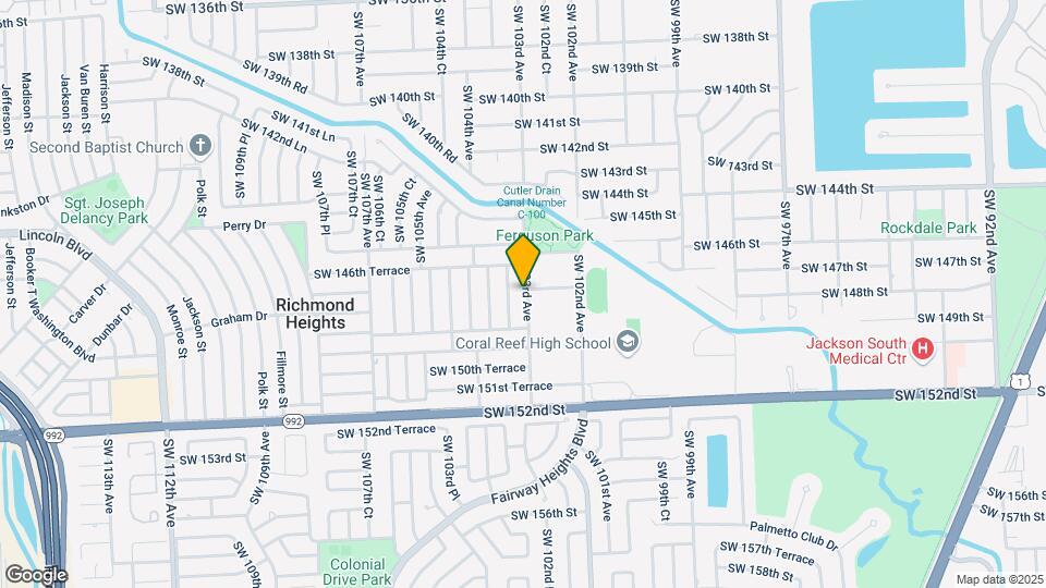 14720 SW 103rd Ave Map and Location Details
