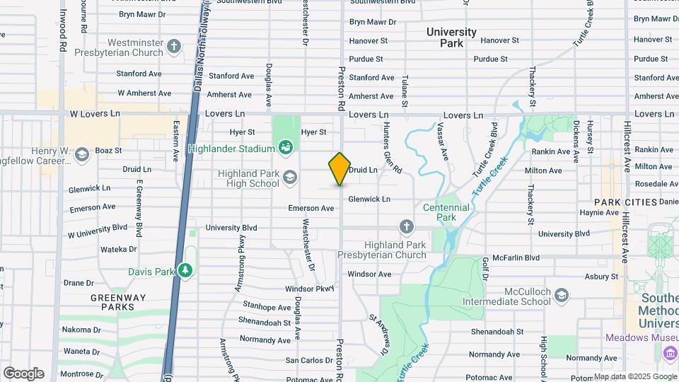 4111 Glenwick Ln Map and Location Details