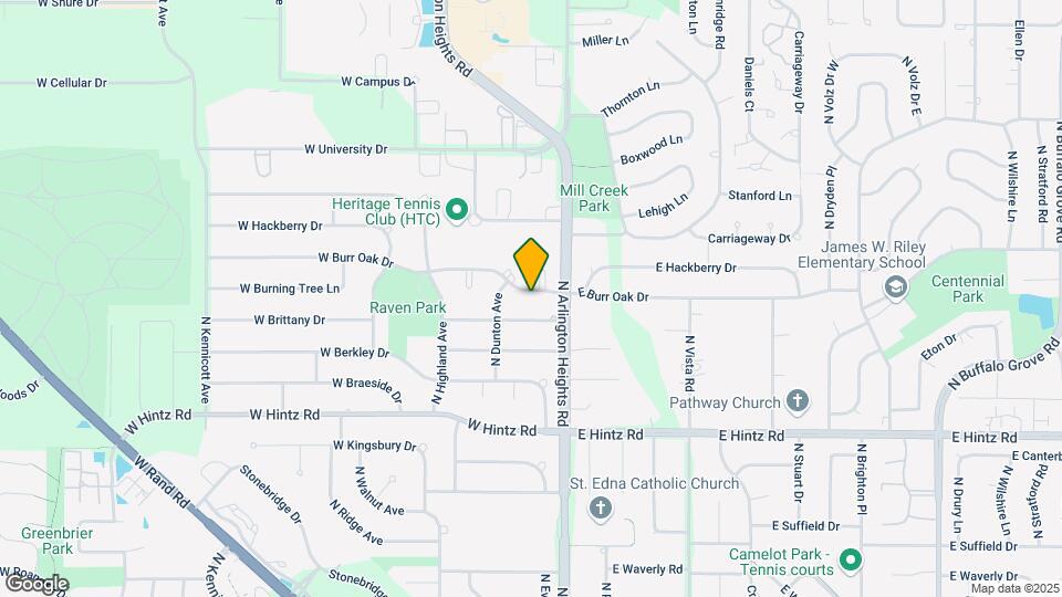 107 E Burr Oak Dr Map and Location Details