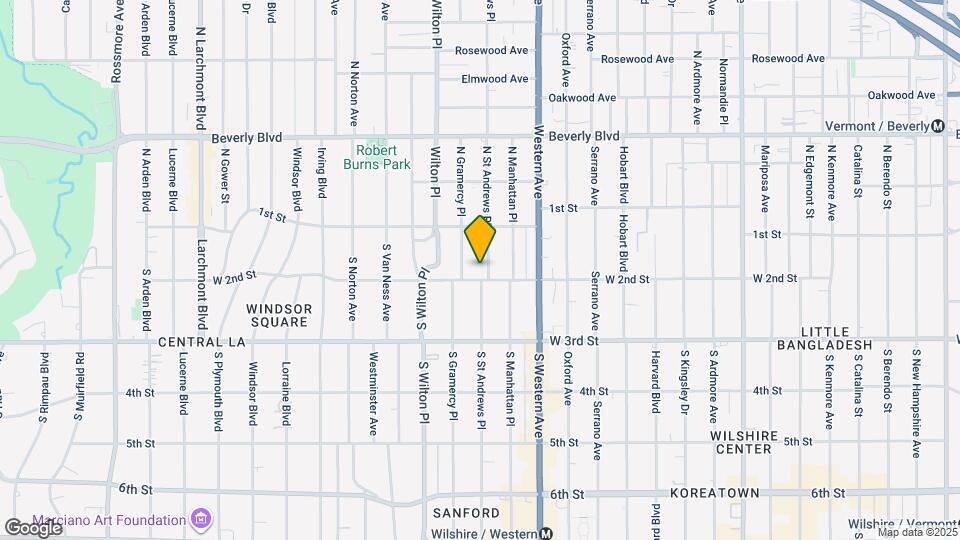 155 S St Andrews Pl Map and Location Details