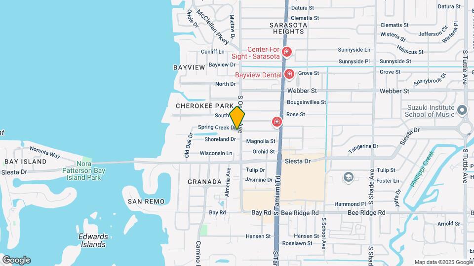 3218 S Osprey Ave Mapa y Detalles de la Ubicación