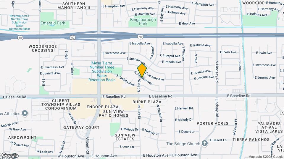 2401 E Javelina Ave Map and Location Details