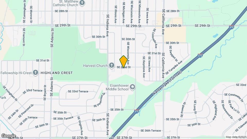 3206 SE Michigan Ave Map and Location Details