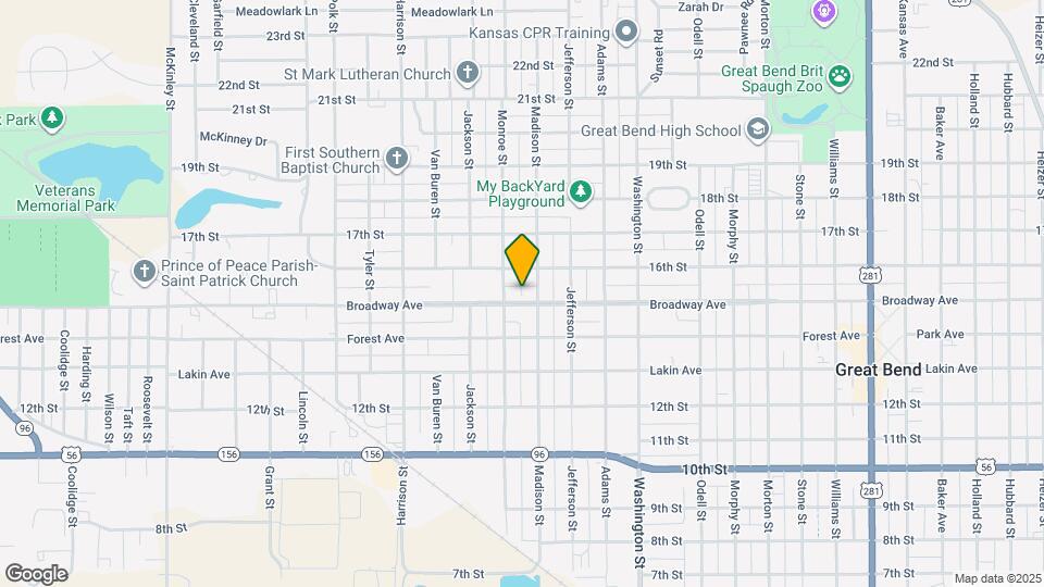 2912 Broadway Ave Map and Location Details