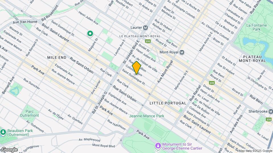 4701 Saint-Dominique Rue Map and Location Details