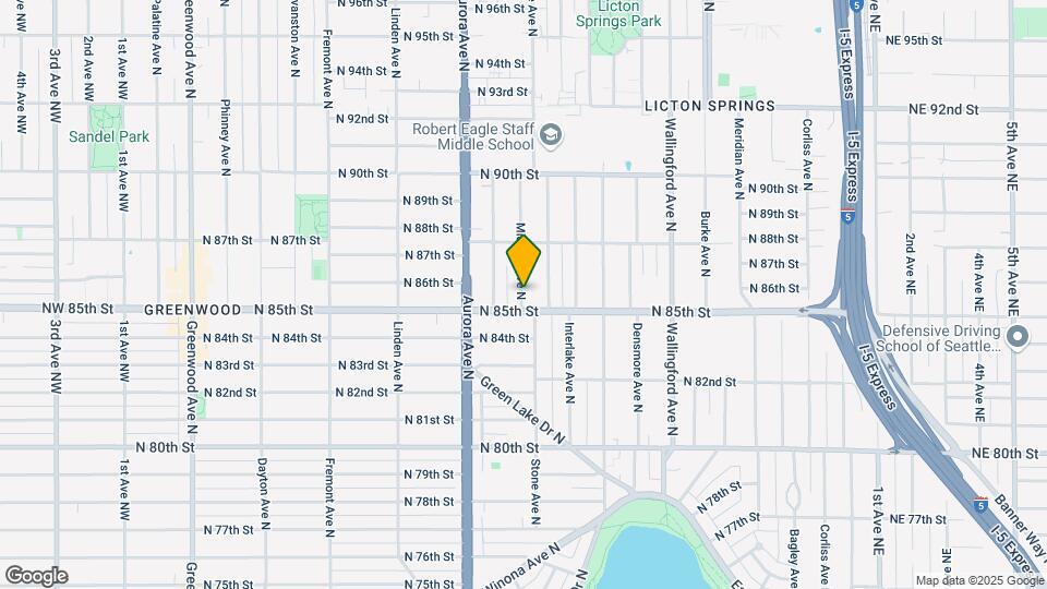 8538 Midvale Ave N Map and Location Details
