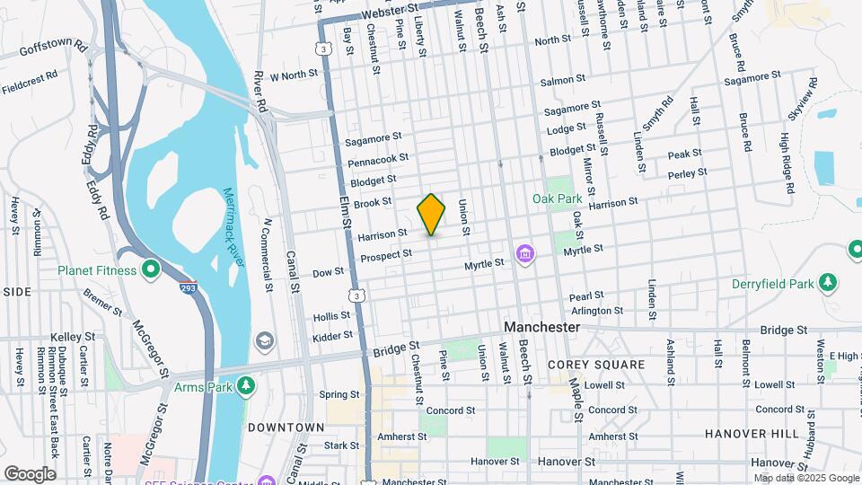557 Pine St Map and Location Details