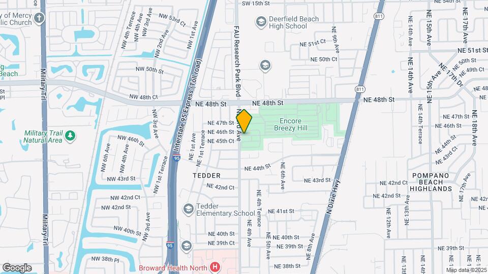 310 NE 45th Pl Map and Location Details