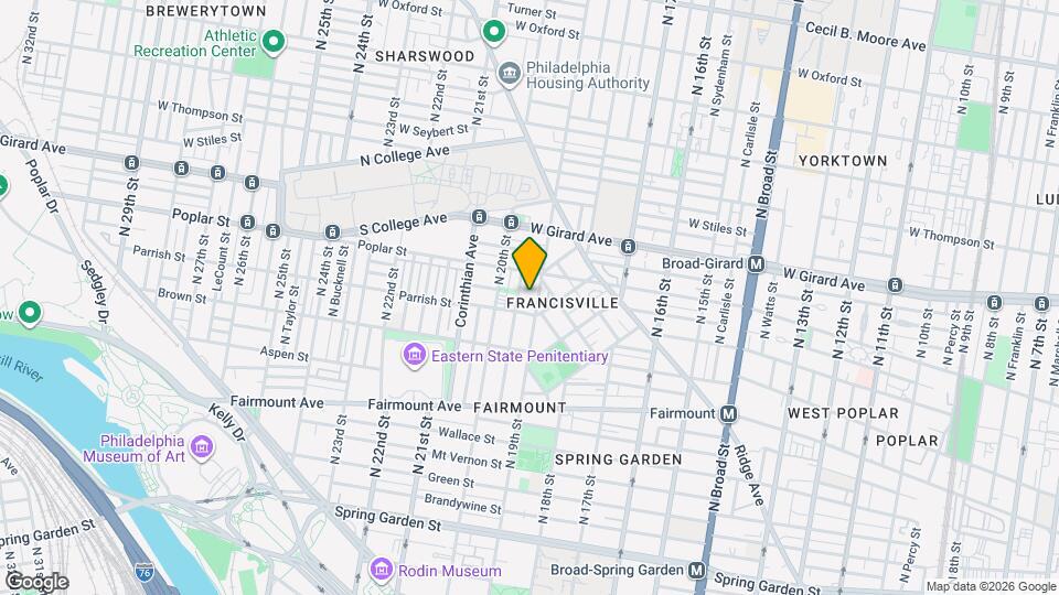 856 N 19th St Map and Location Details
