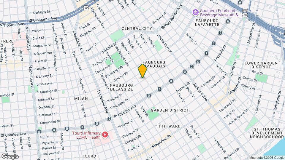 2711 Baronne St, Unit SI ID1604747P Mapa y Detalles de la Ubicación