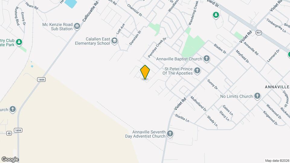 11505 S Crk Dr Map and Location Details