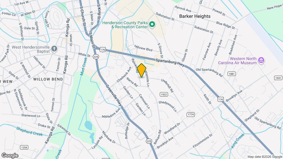 399 Balsam Rd Map and Location Details