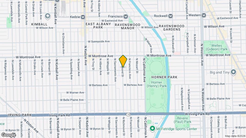 4305 N Richmond St, Unit 2N Map and Location Details