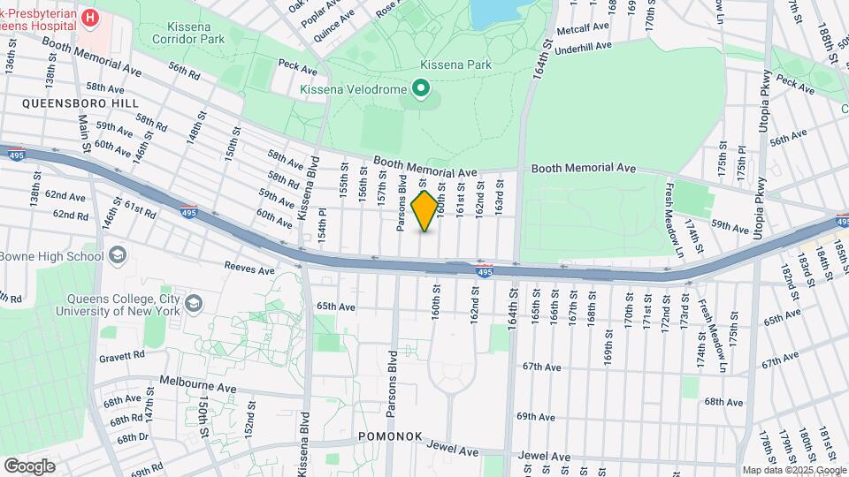 59-33 159th St-Unit -2nd FL Map and Location Details