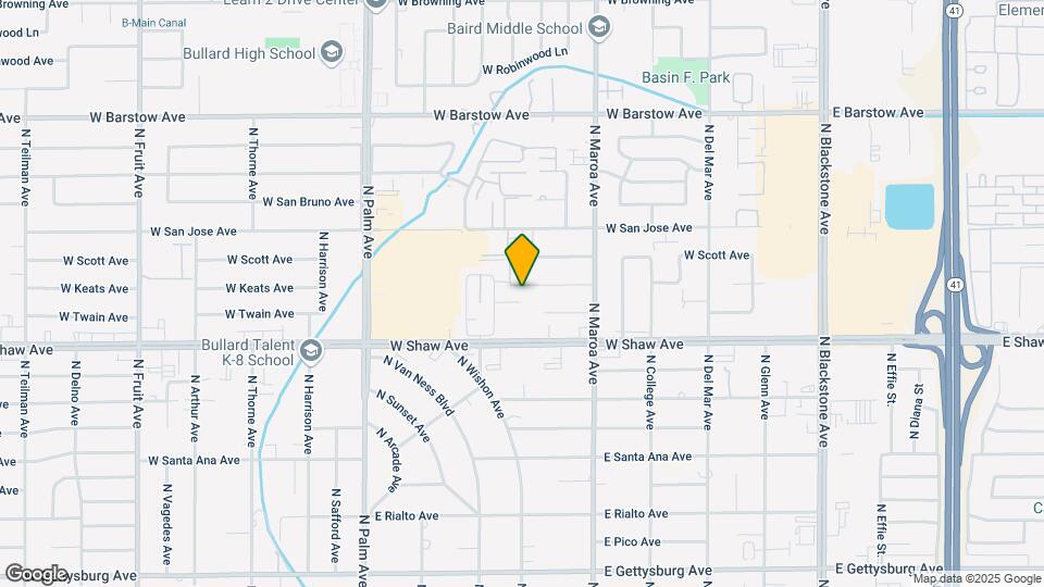 5072 N Wishon Ave, Unit C Map and Location Details