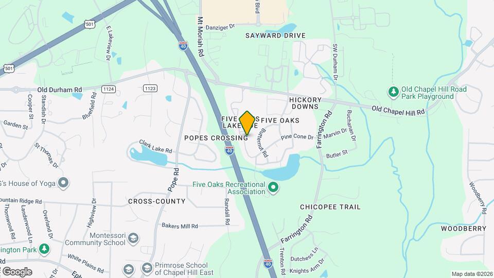 4309 Pin Oak Dr Map and Location Details