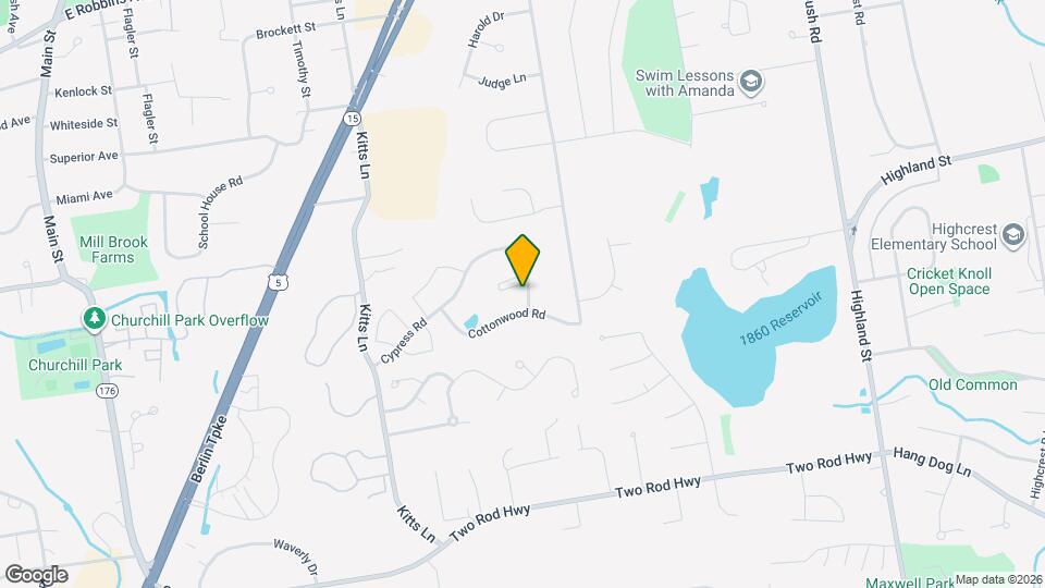 122 Cottonwood Rd Map and Location Details