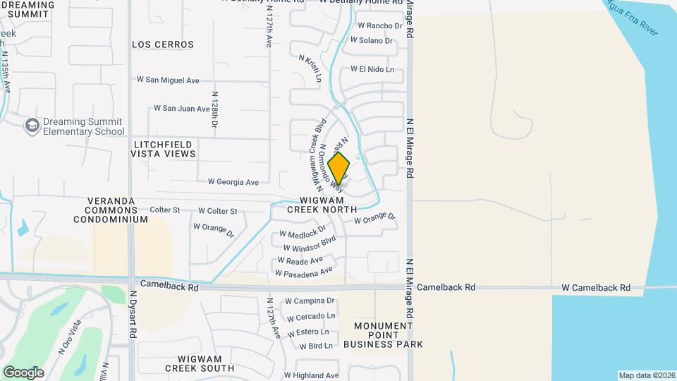 5378 N Ormondo Way Map and Location Details