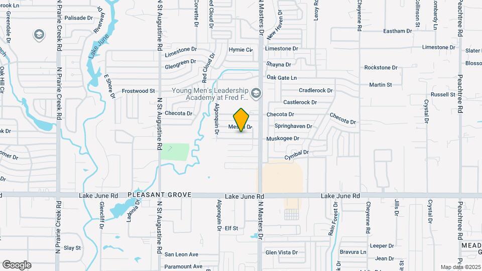 10107 Muskogee Dr Map and Location Details