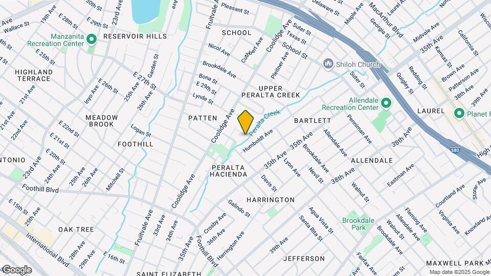 3445 Henrietta St Map and Location Details