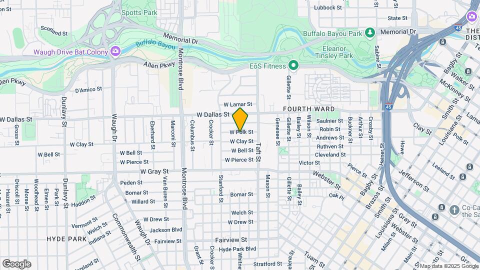 419 W Polk St Map and Location Details