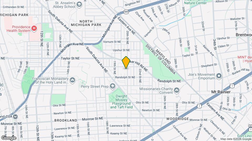 4024 20th St NE Map and Location Details