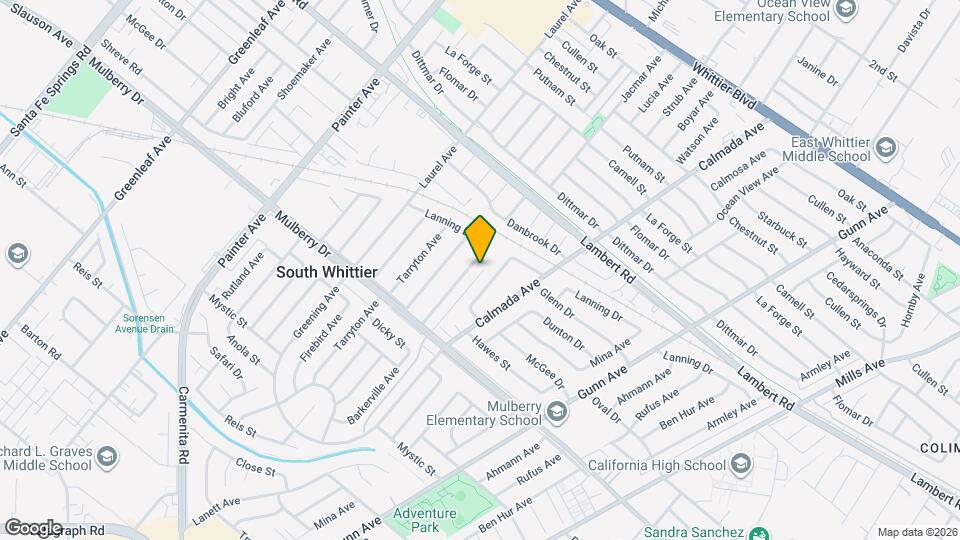 9232 1/2 Coachman Ave, Unit 9232 1/2 Map and Location Details