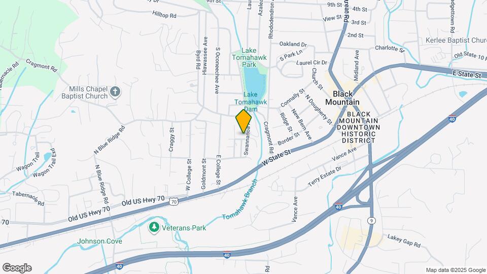 112 Swannanoa Ave Mapa y Detalles de la Ubicación