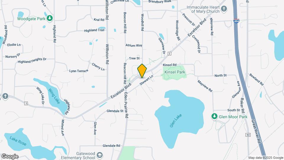 Oaks Glen Lake Apartments Map and Location Details