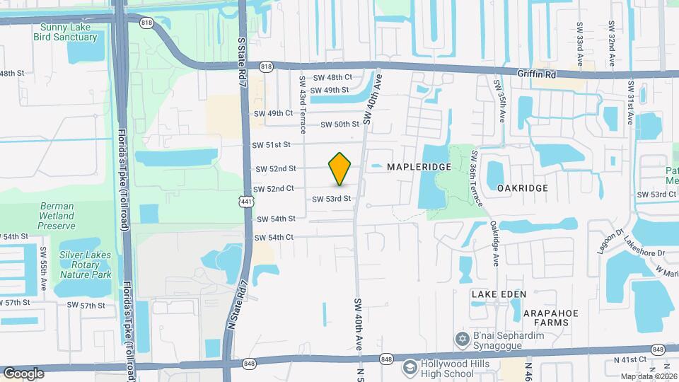 5269 SW 40th Ave Map and Location Details