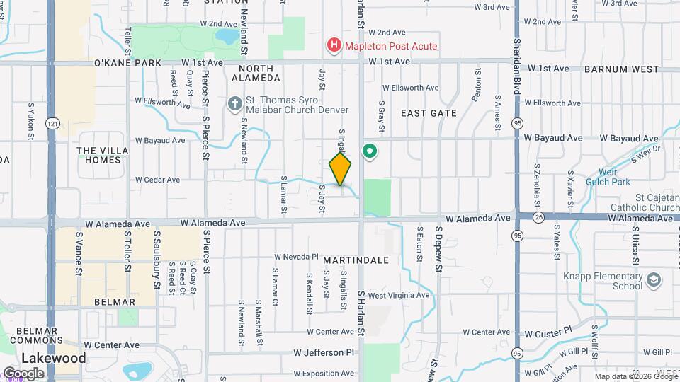 249 S Ingalls St Map and Location Details