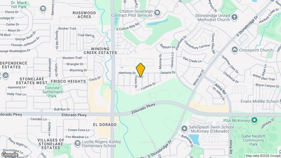 2600 Spring Dr Mapa y Detalles de la Ubicación