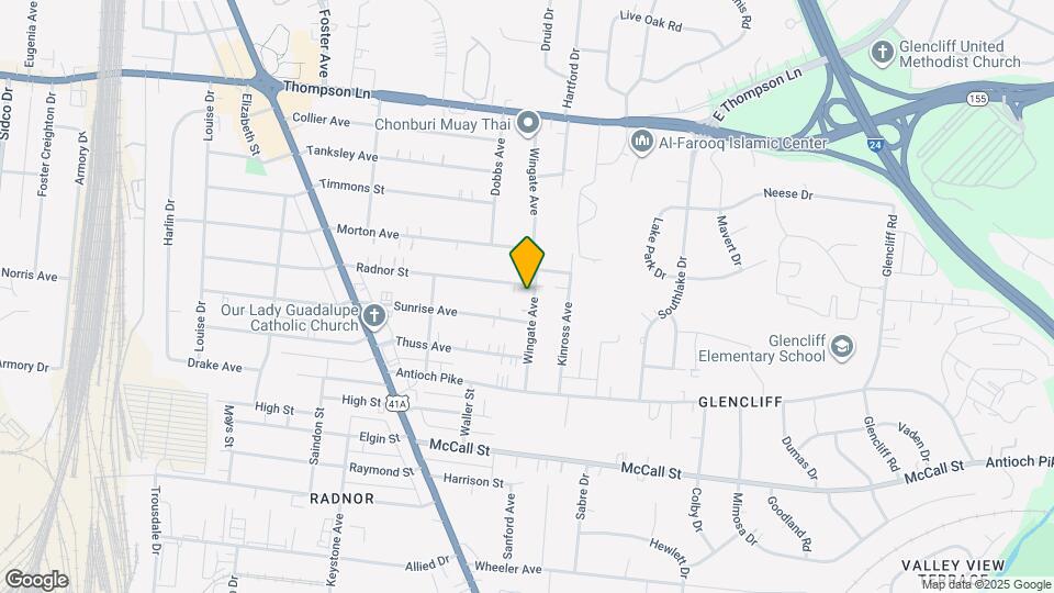 3103 Wingate Ave Map and Location Details