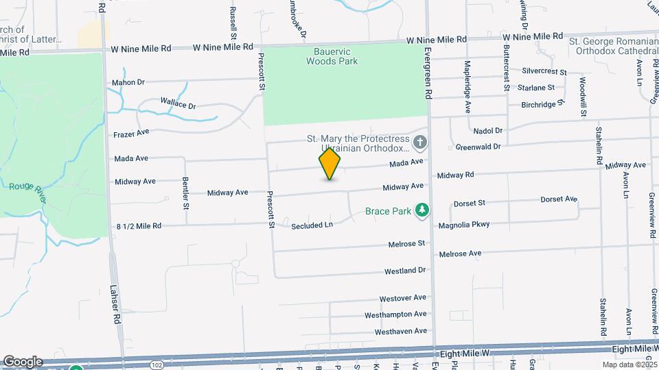 20450 Midway Ave Map and Location Details