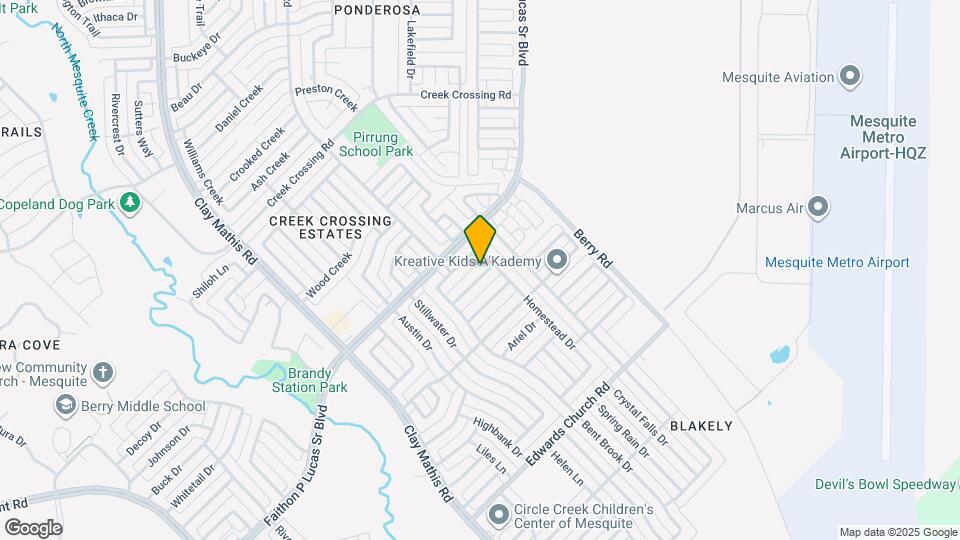 1617 Briargrove Dr Map and Location Details