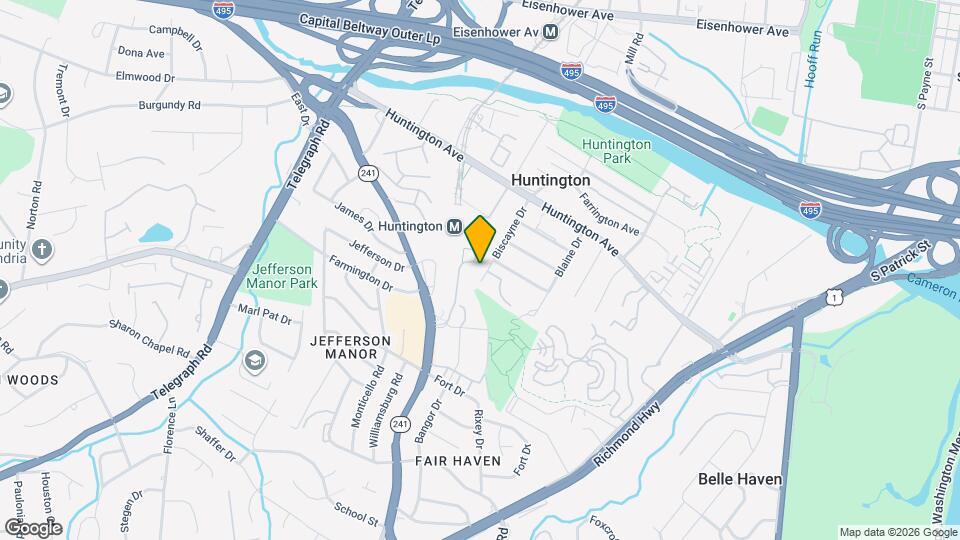 5828 Biscayne Dr Mapa y Detalles de la Ubicación