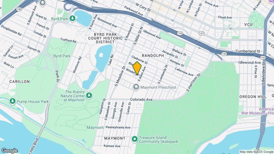 1806 Powhatan St Map and Location Details