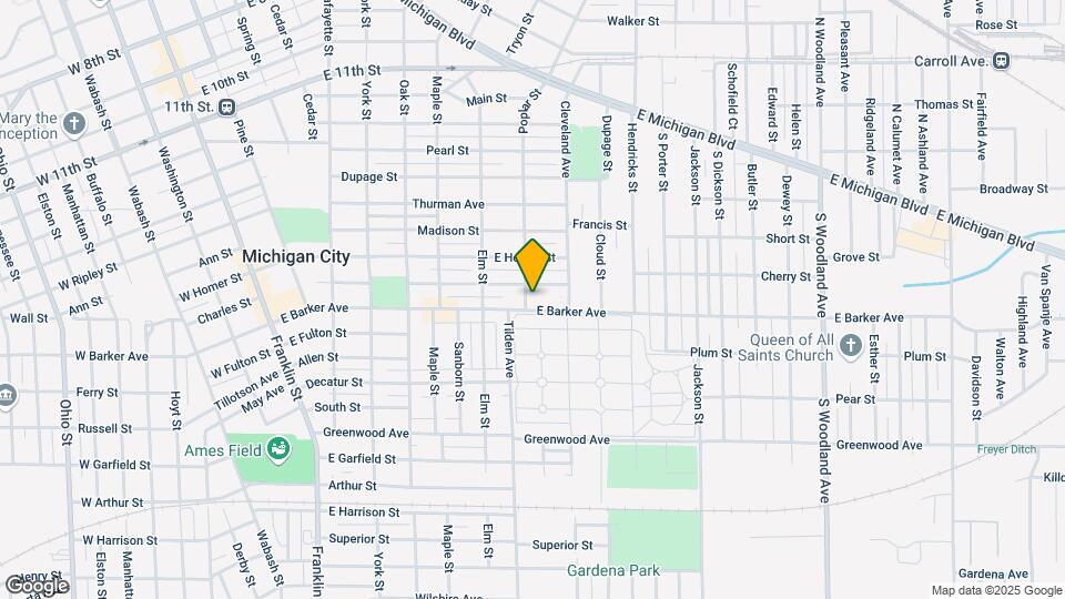 810 Poplar St Map and Location Details